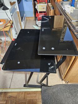 Computer Stand With Keyboard Tray