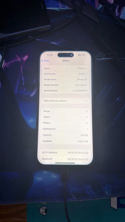 iPhone 15 black unlocked 128Gb