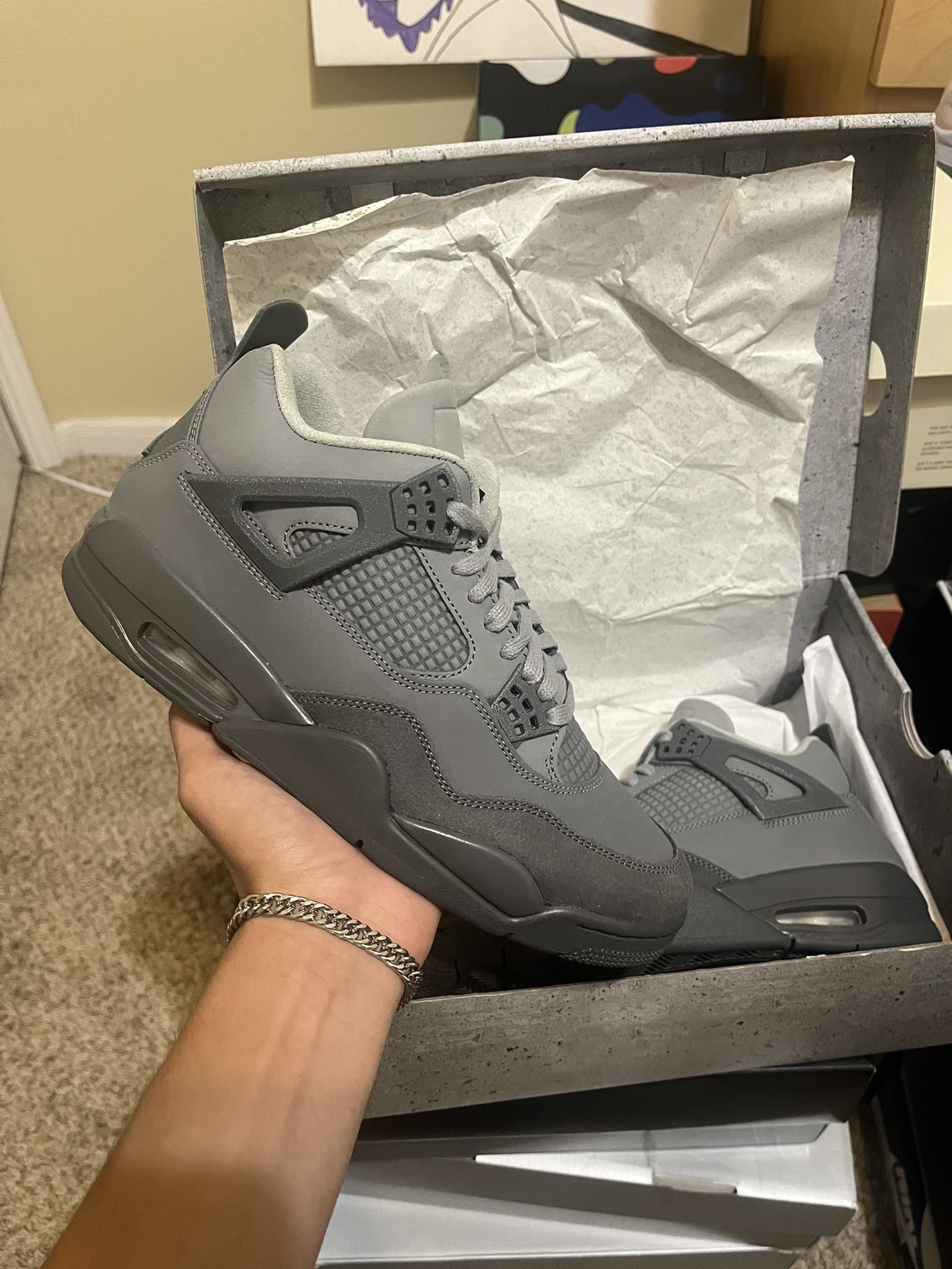 Jordan 4 Wet Cement