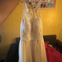 Dama Gold/ Beige Colored Dress 