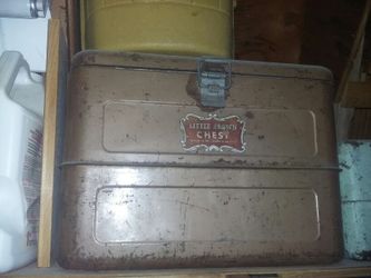 Vintage Little Brown Chest