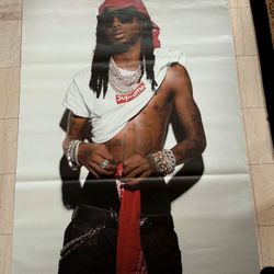 BRAND NEW Supreme Playboy Carti Wheatpaste Poster Large 6 X 4 FT