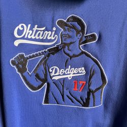 Dodgers Shohei Ohtani Custom Zip Hoodie