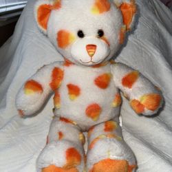 2010 Retired: 18" Build A Bear Workshop Halloween Candy Corn Bear