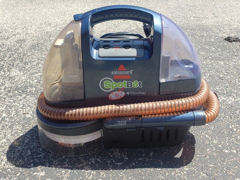 BISSELL SpotBot Pet Microban 1200-6 Portable Auto Scrubber Stain Carpet Cleaner