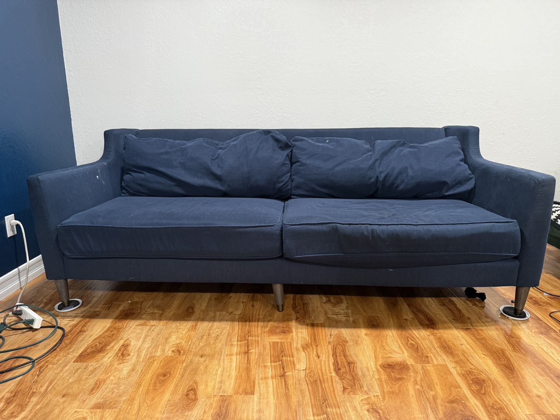 Blue sofa