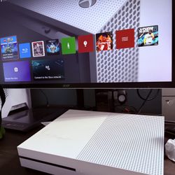 Xbox One S Console (White) - Replacement Unit / No Cords