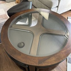Coffee Table With Stools 
