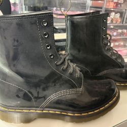 Dr Martens Faux Leather Boots 
