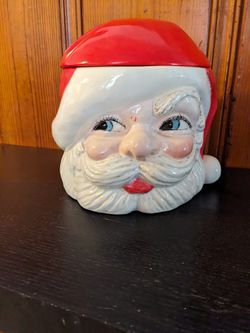 Vintage Santa Cookie Jar