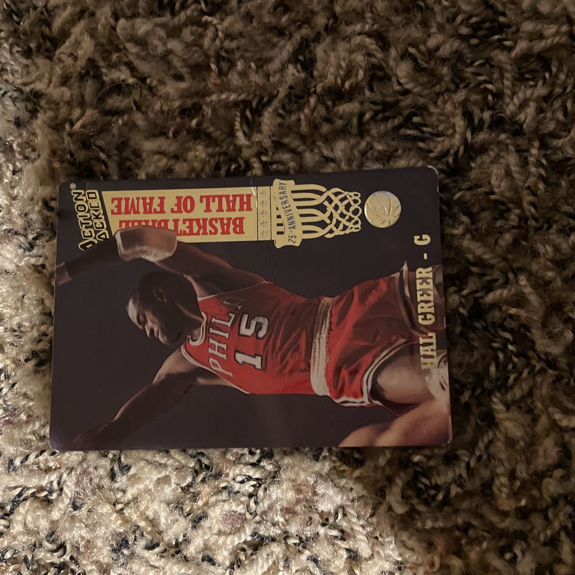 Hal Greer hall of fame baseball card