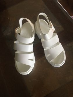 Pretty slip on sandals brand new