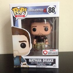 Funko Pop! Uncharted 4 Nathan Drake #88 – GameStop PowerUp Rewards Exclusive