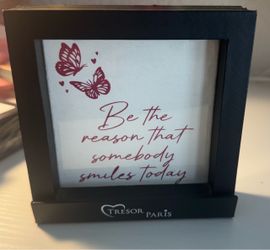 Tresor Paris Butterfly Quote Framed Print