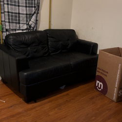 Black love seat