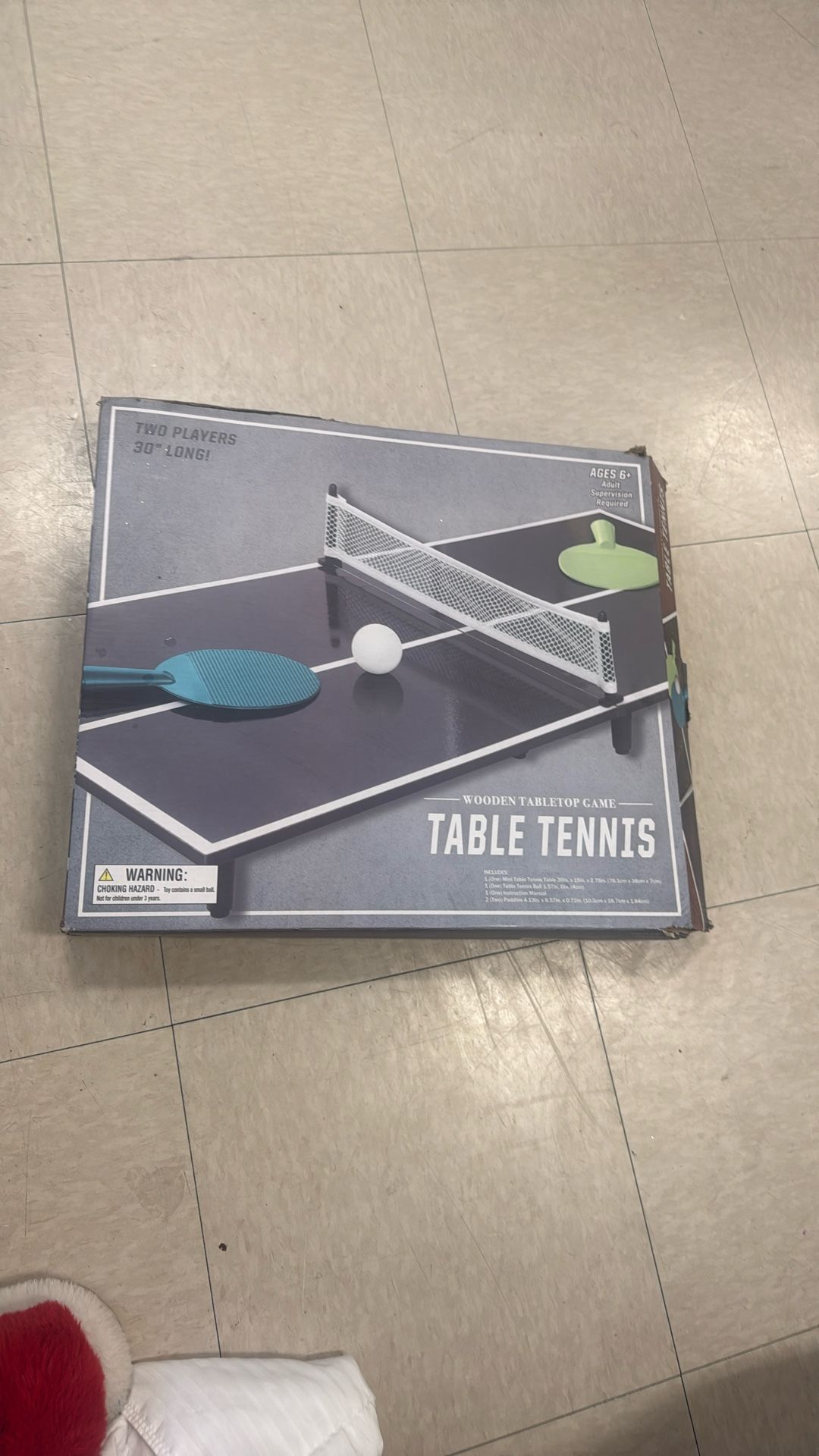 Table Tennis Board Game