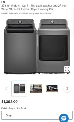 LG  Washer and Dryer