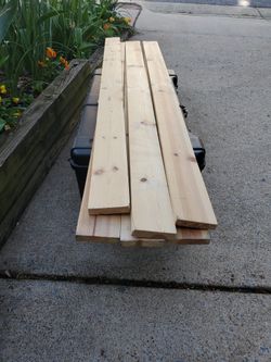 Wood Planks 0.75"×3.5"×60"