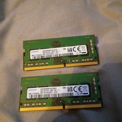 2x 8gb 2666MHZ DDR4L Ram