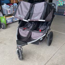Bob Gear Double Jogging Stroller Extremely Clean Good Condition 