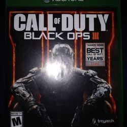 Xbox One Call Of Duty Black Ops 3