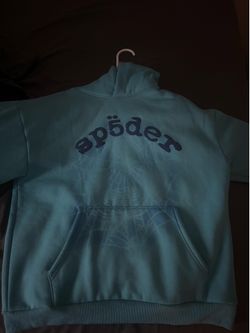 Blue Sp5der hoodie