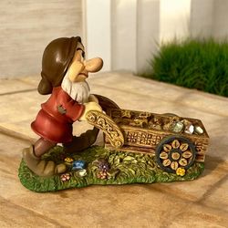 VTG Disney “Grumpy” Card Holder Snow White Seven Dwarfs Gem Cart