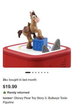 tonies Disney Pixar Toy Story 5: Bullseye Tonie Figurine