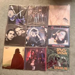 Lot of Over 40 33 Rpm Rock Records 