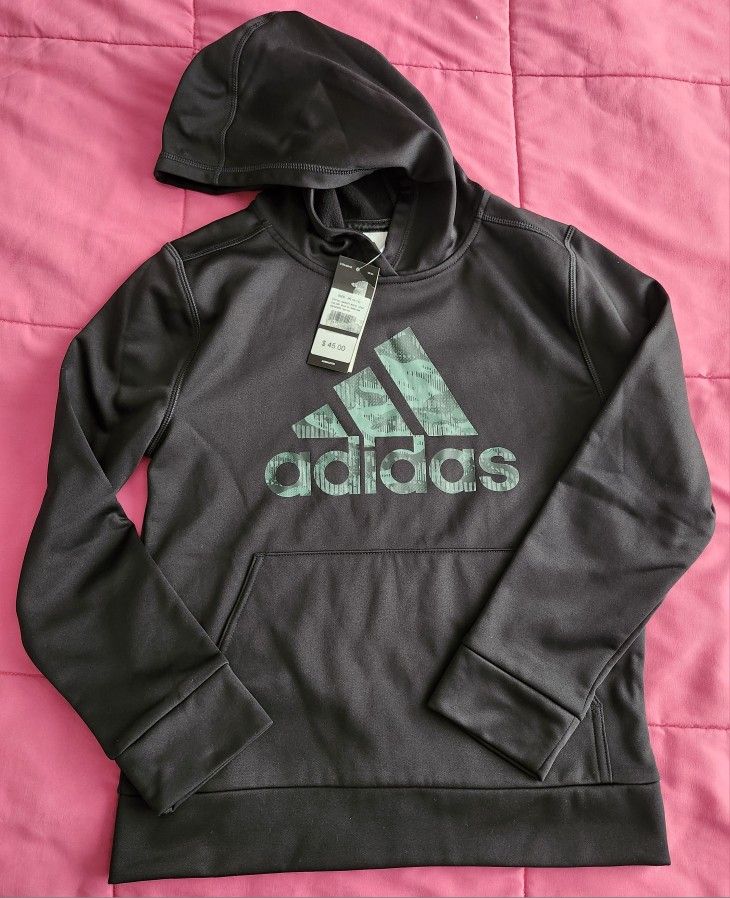 New Boys Adidas Hoodie (Size Medium 10/12)