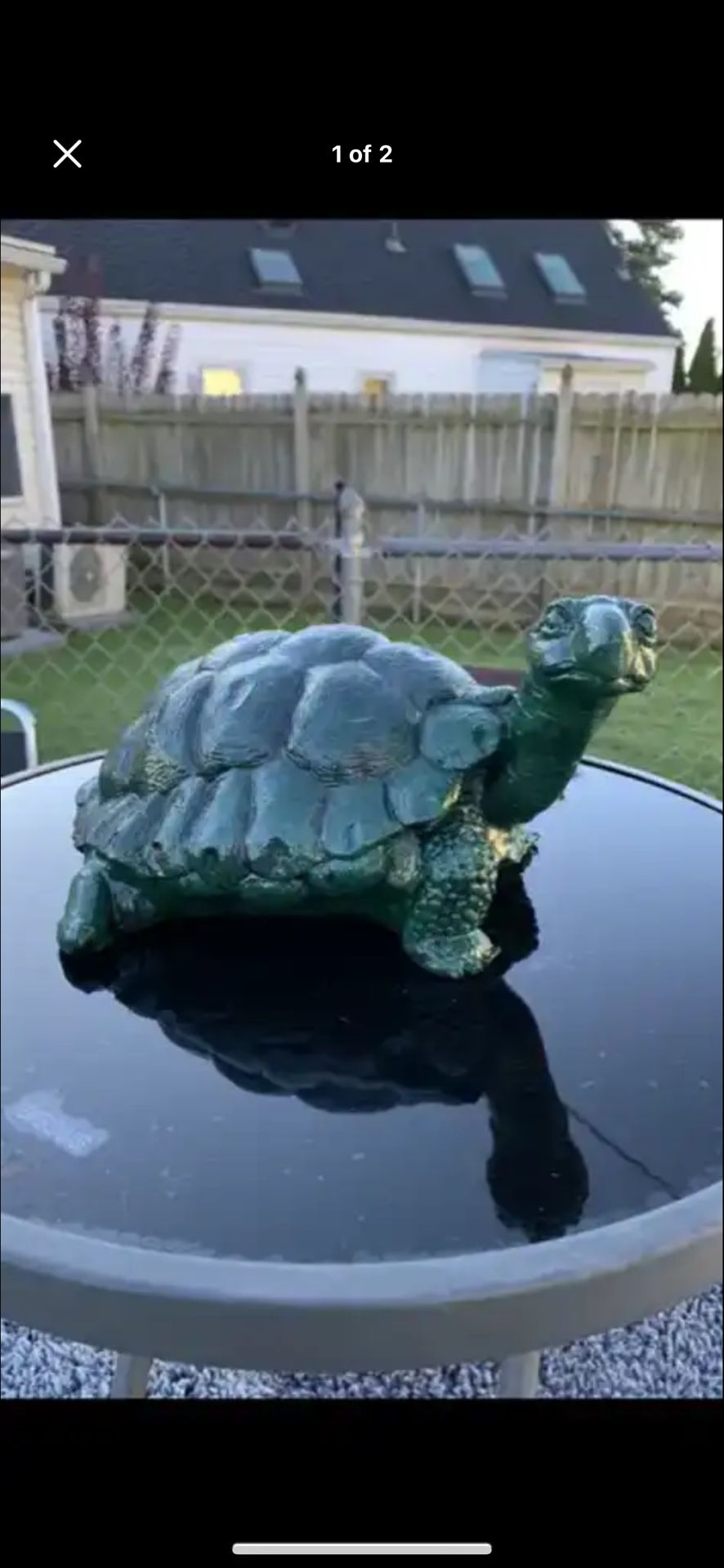 Turtle Garden Statue