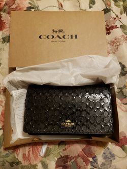 Brand New Coach Crossbody Black&Brown Color.NWT