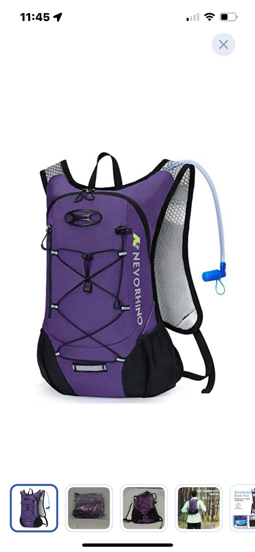 “New”Lightweight (2L)hydration Backpack (men/women)retail $39