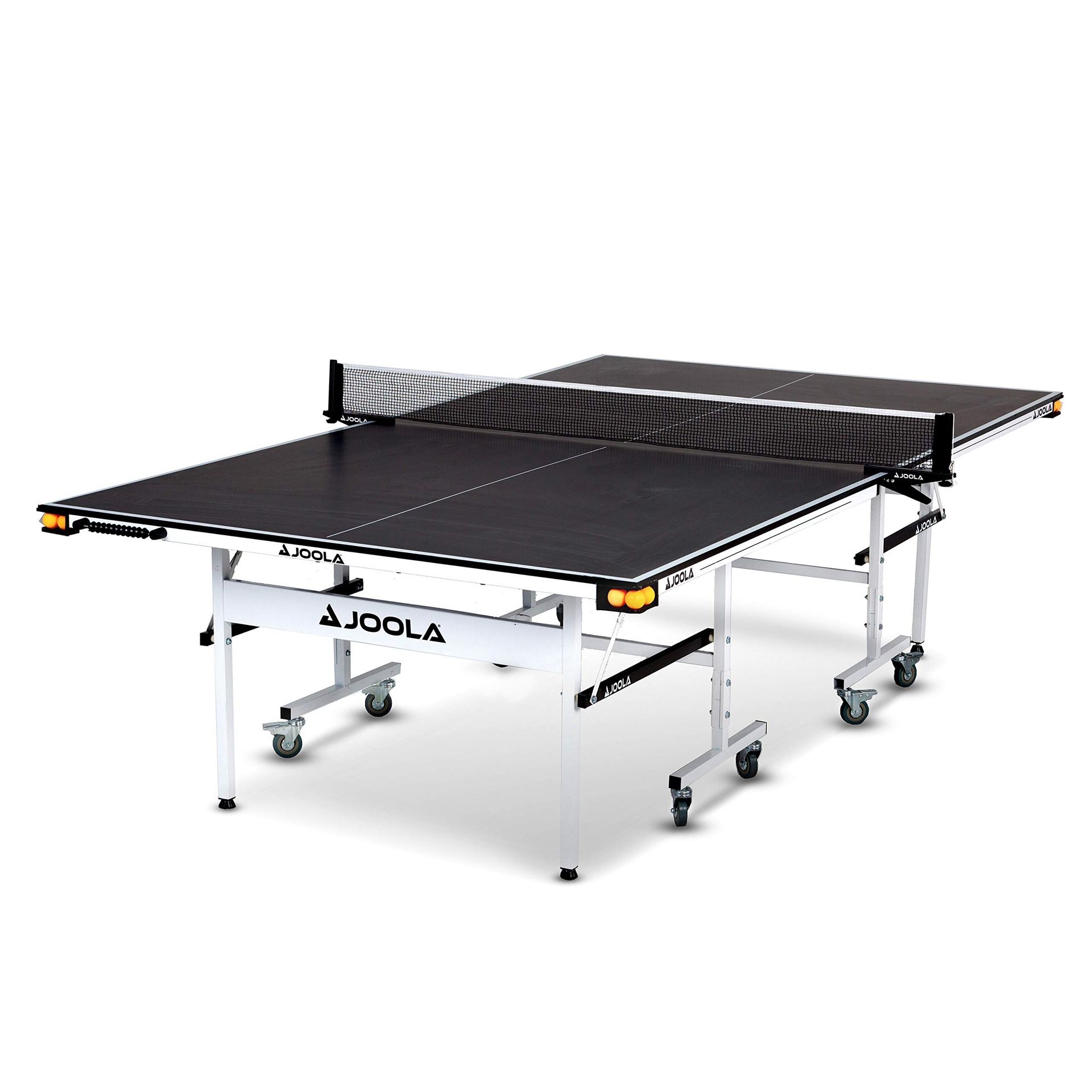 NEW JOOLA Rally TL Professional MDF Indoor Ping Pong Table W/Quick Clamp Table Tennis Net & Post Set