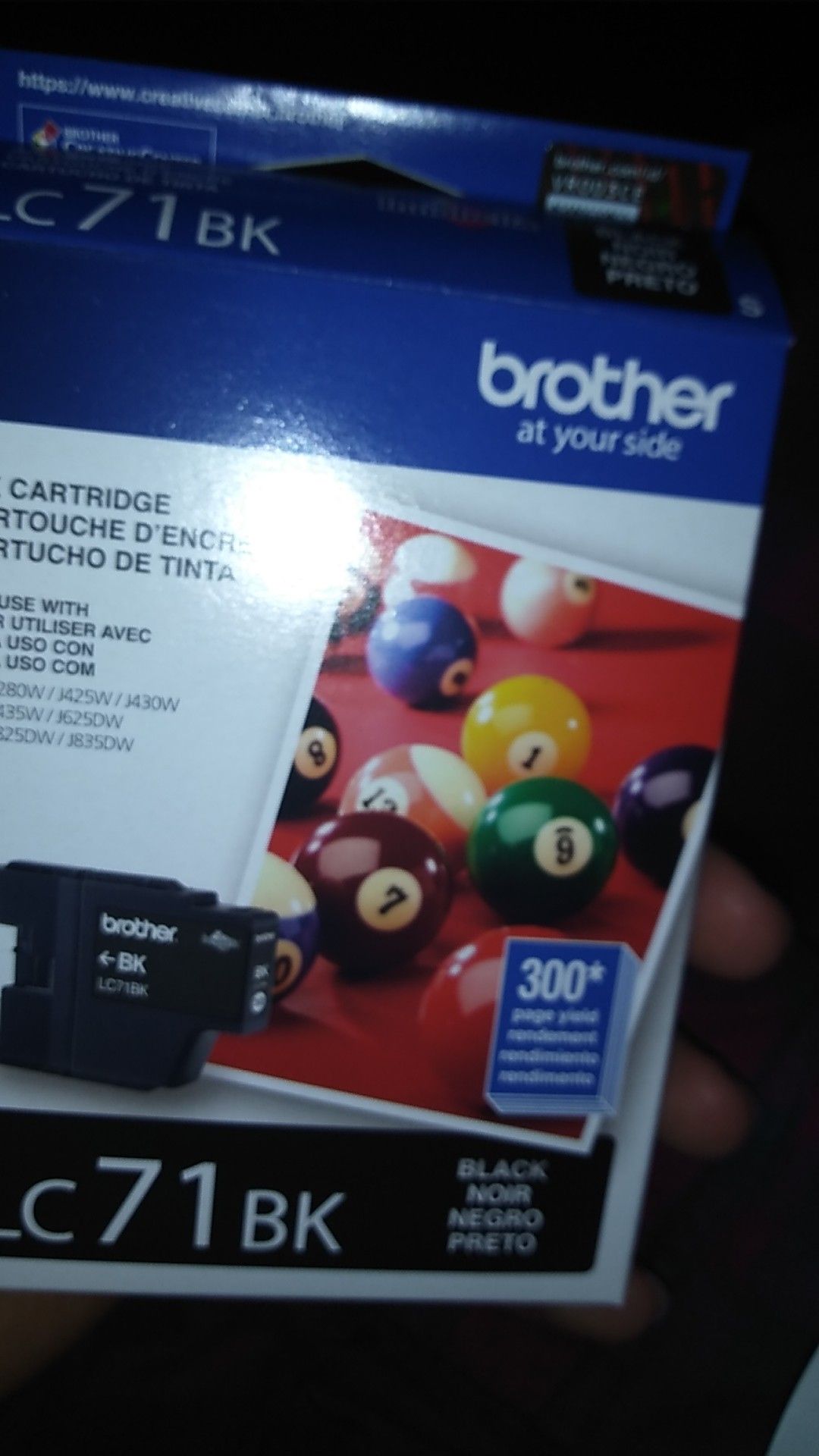 Brother printer ink Blk