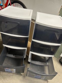 Sterlite 3 drawer cart