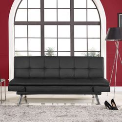 Serta Niles Convertible Sofa, Black, Sofa Bed - Brand New, Unopened in the box