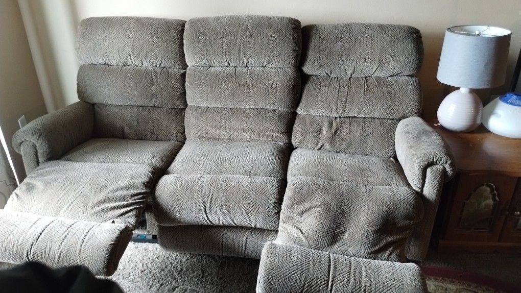 Beige Couch With Matching Love Seat FREE!!!