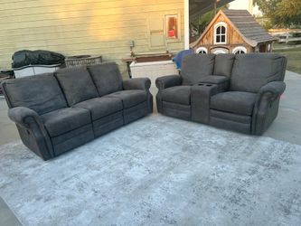 Set of 2 Lane Brand Sofa and Loveseat Reclining. theatre  XLNT condition