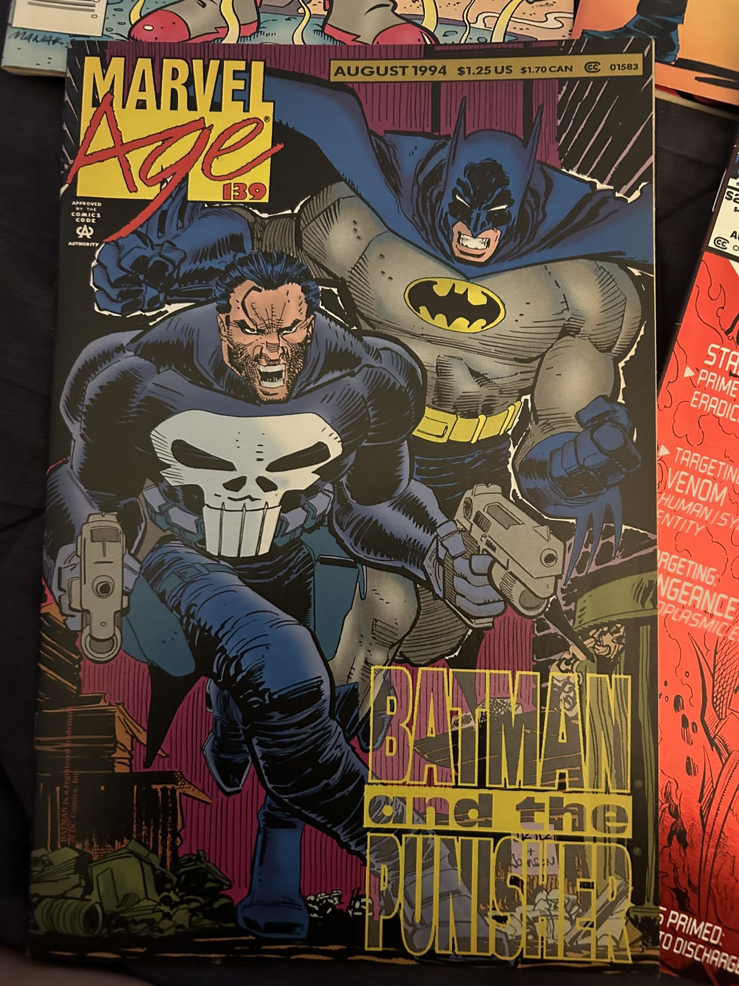 Marvel Age #139 Batman Comic Book 