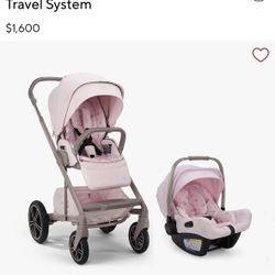 Nuna LOVE SHACK FANCY STROLLER AND CAR SEAT