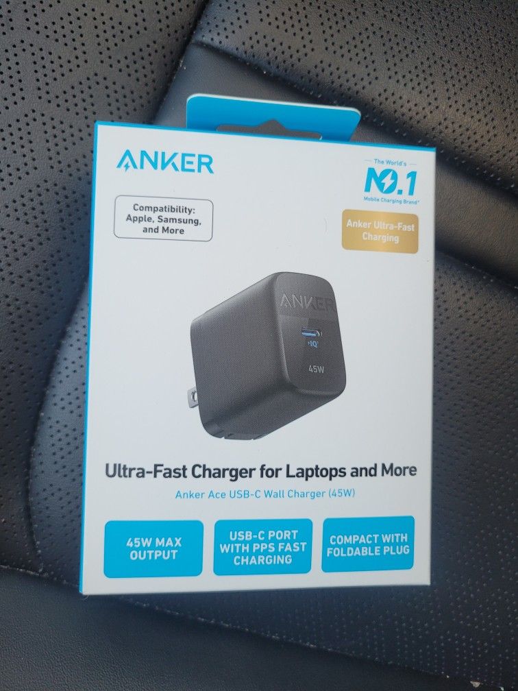 Anker Ultra Fast 45 W Charger  Save $10!