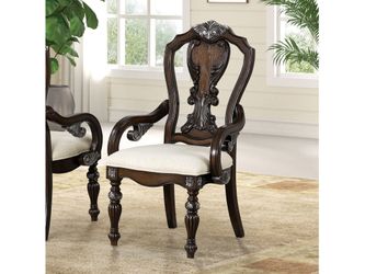 Promenade Dark Brown Arm Chair (Set of 2)