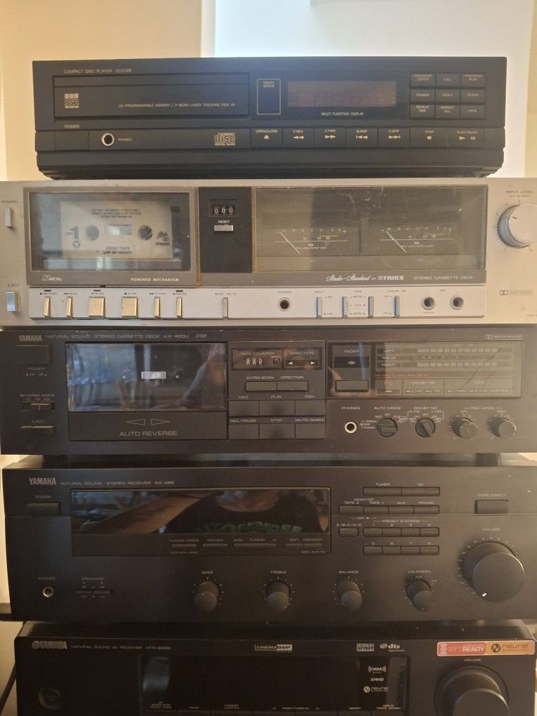 Vintage Receivers CD changers Tuners Tape Decks O b o