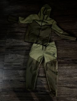 Double Green complete Nike Tech TrackSuit