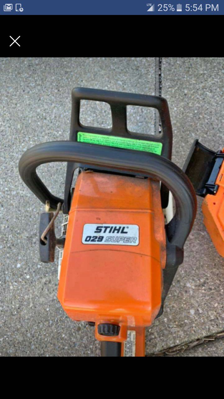 Stihl 029 super chainsaw