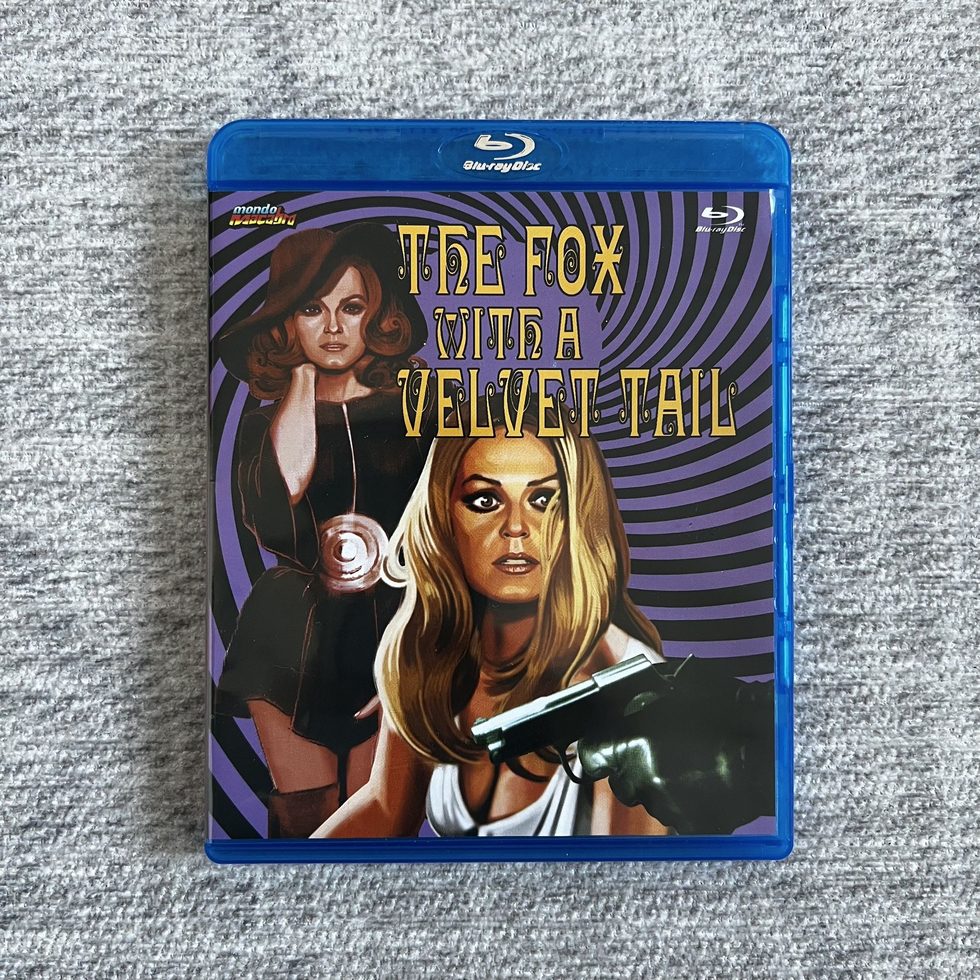 Vintage 1970s The Fox with the Velvet Tail Horror Thriller Mystery Blu-ray Movie