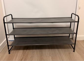 3-Tier Metal Shoe Rack