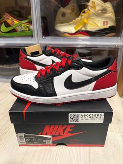Air Jordan 1 Retro Low OG Black Toe