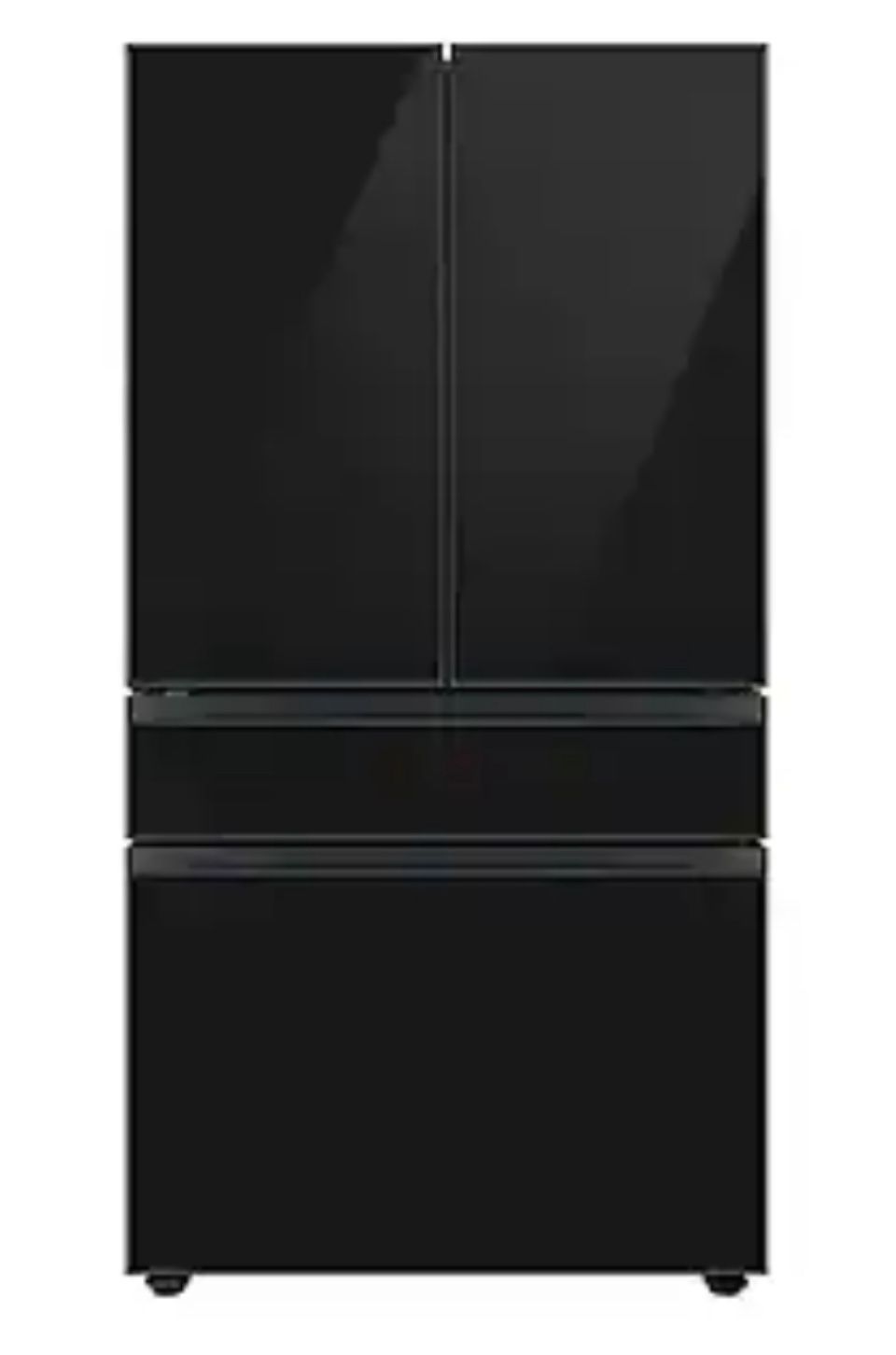 BRAND NEW Bespoke 4-Door French Door Refrigerator Panel in Charcoal Glass - Bottom Panel, left & right Panel, Bottom panel. Brand New still in the box
